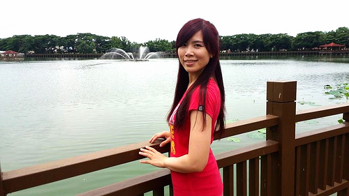 天鵝湖環保水上公園：【台南景點】天鵝湖環保水上公園~木棧道垂柳隨風搖曳❤不僅浪漫又充滿詩意❤