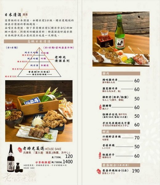 老時光燒肉酒肴：花蓮市｜樂活小日子_適合小酌杯的氣氛佳CP質高居酒屋『老時光居酒屋』 日式料理 日本清酒 串燒 啤酒 喝酒 美食 餐廳 推薦