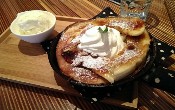 Café Café(原樂子咖啡):《台北》Café Café│鐵鍋煎餅寶貝 像麵包布丁一樣Q軟@市政府站