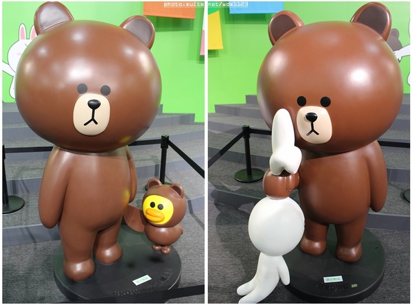 LINE互動樂園展(台中場): LINE FRIENDS 互動樂園(台中)❤好可愛好好拍~103.07.09