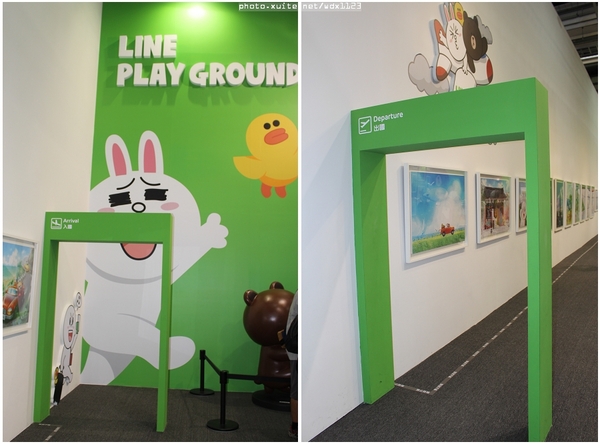 LINE互動樂園展(台中場): LINE FRIENDS 互動樂園(台中)❤好可愛好好拍~103.07.09