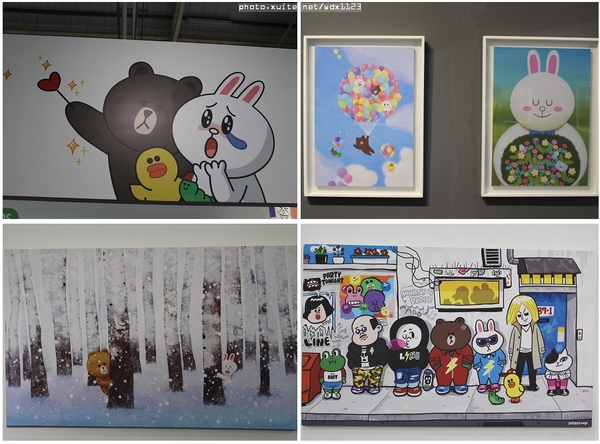 LINE互動樂園展(台中場): LINE FRIENDS 互動樂園(台中)❤好可愛好好拍~103.07.09