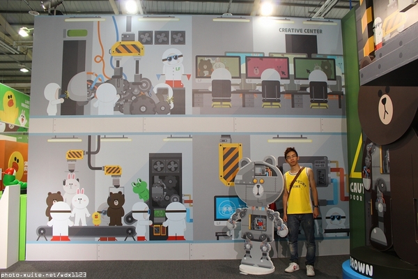 LINE互動樂園展(台中場): LINE FRIENDS 互動樂園(台中)❤好可愛好好拍~103.07.09