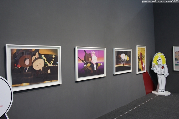 LINE互動樂園展(台中場): LINE FRIENDS 互動樂園(台中)❤好可愛好好拍~103.07.09