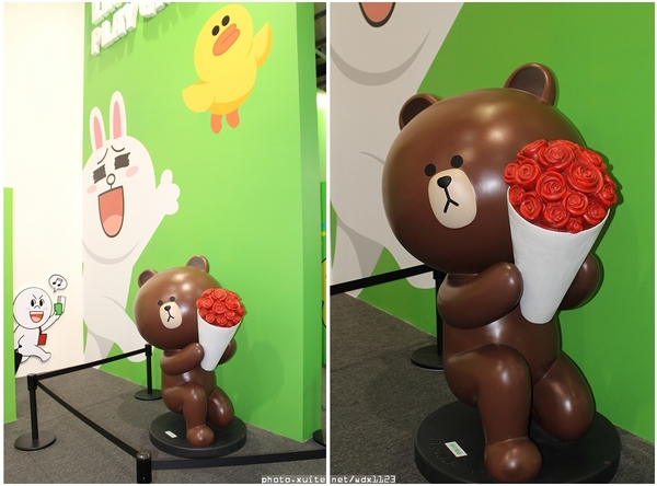 LINE互動樂園展(台中場): LINE FRIENDS 互動樂園(台中)❤好可愛好好拍~103.07.09