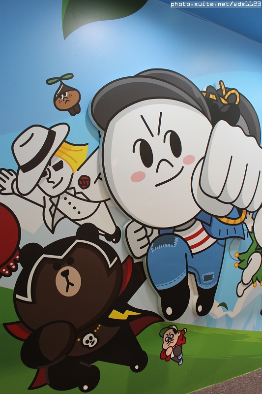LINE互動樂園展(台中場): LINE FRIENDS 互動樂園(台中)❤好可愛好好拍~103.07.09