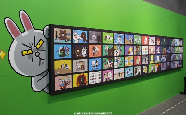 LINE互動樂園展(台中場): LINE FRIENDS 互動樂園(台中)❤好可愛好好拍~103.07.09