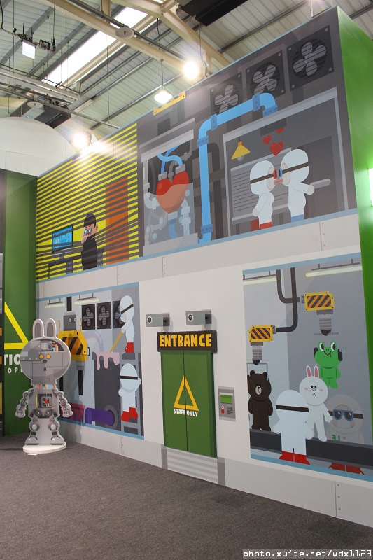 LINE互動樂園展(台中場): LINE FRIENDS 互動樂園(台中)❤好可愛好好拍~103.07.09