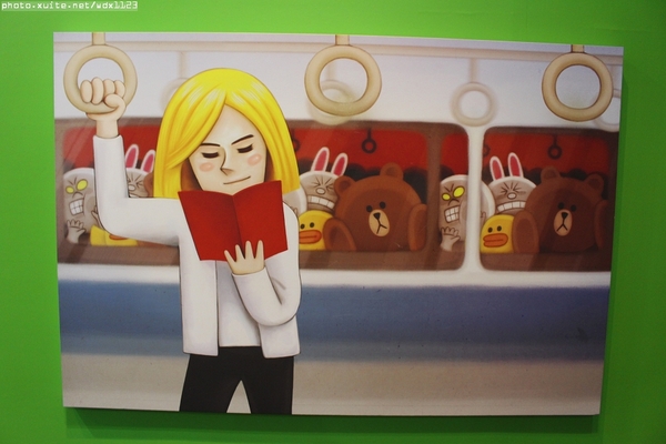 LINE互動樂園展(台中場): LINE FRIENDS 互動樂園(台中)❤好可愛好好拍~103.07.09