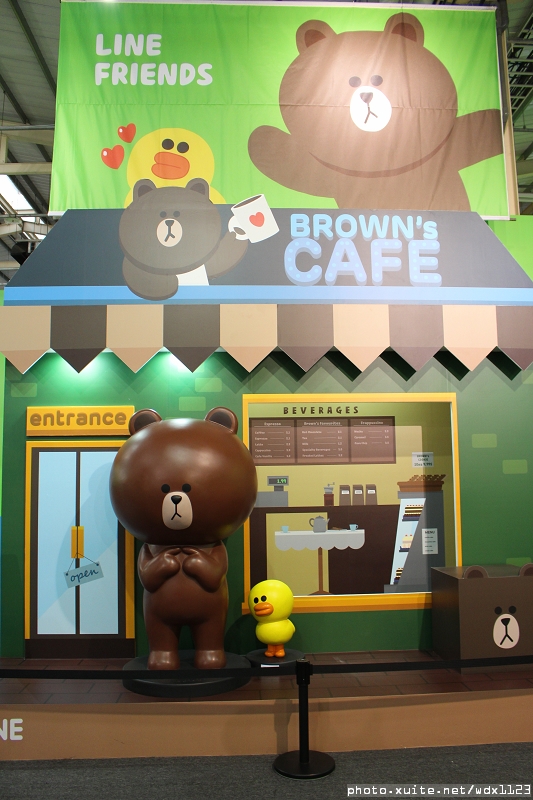 LINE互動樂園展(台中場): LINE FRIENDS 互動樂園(台中)❤好可愛好好拍~103.07.09