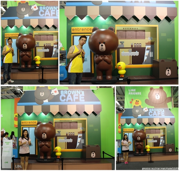 LINE互動樂園展(台中場): LINE FRIENDS 互動樂園(台中)❤好可愛好好拍~103.07.09