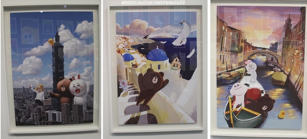 LINE互動樂園展(台中場): LINE FRIENDS 互動樂園(台中)❤好可愛好好拍~103.07.09