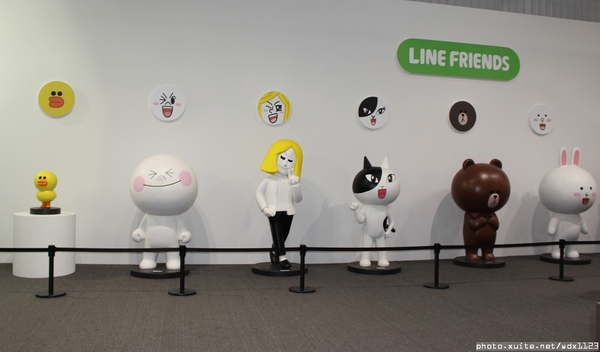 LINE互動樂園展(台中場): LINE FRIENDS 互動樂園(台中)❤好可愛好好拍~103.07.09