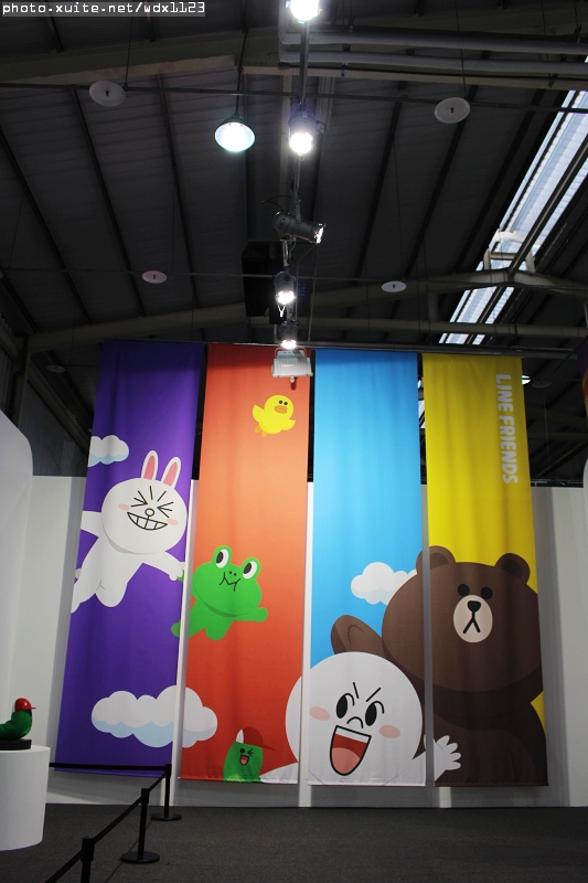 LINE互動樂園展(台中場): LINE FRIENDS 互動樂園(台中)❤好可愛好好拍~103.07.09