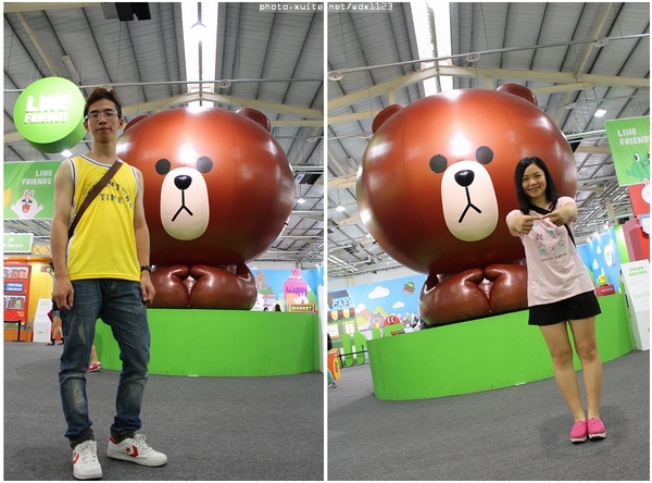LINE互動樂園展(台中場): LINE FRIENDS 互動樂園(台中)❤好可愛好好拍~103.07.09