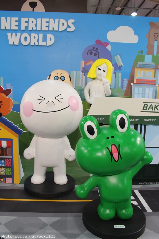 LINE互動樂園展(台中場): LINE FRIENDS 互動樂園(台中)❤好可愛好好拍~103.07.09