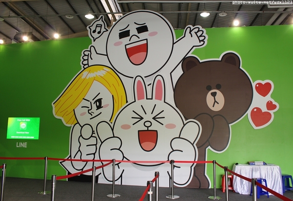 LINE互動樂園展(台中場): LINE FRIENDS 互動樂園(台中)❤好可愛好好拍~103.07.09