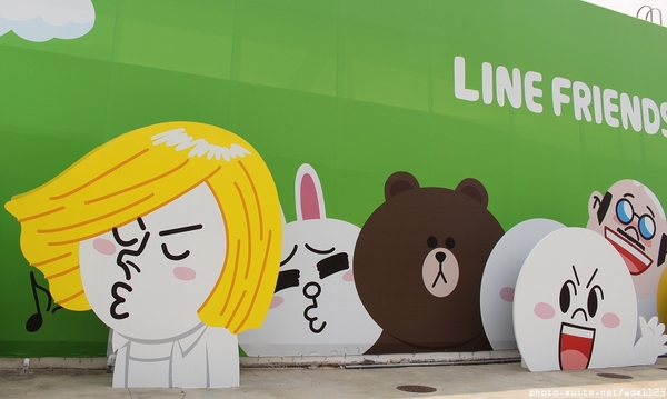 LINE互動樂園展(台中場): LINE FRIENDS 互動樂園(台中)❤好可愛好好拍~103.07.09