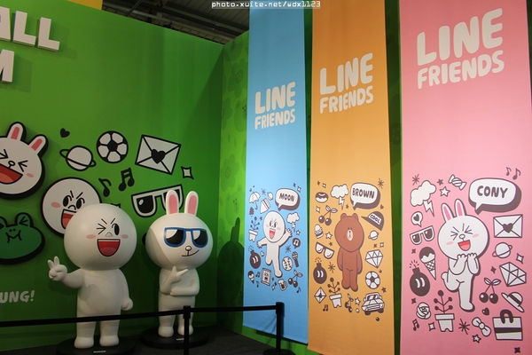 LINE互動樂園展(台中場): LINE FRIENDS 互動樂園(台中)❤好可愛好好拍~103.07.09