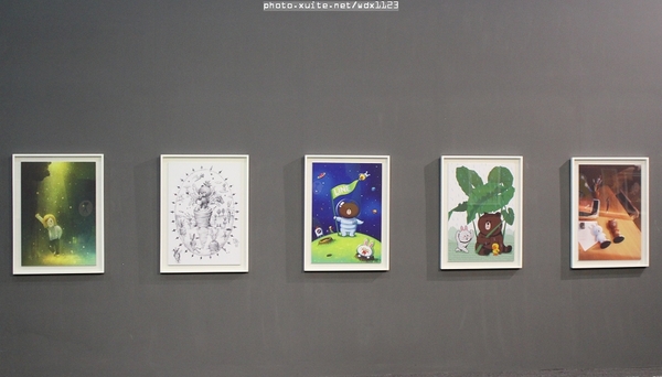 LINE互動樂園展(台中場): LINE FRIENDS 互動樂園(台中)❤好可愛好好拍~103.07.09