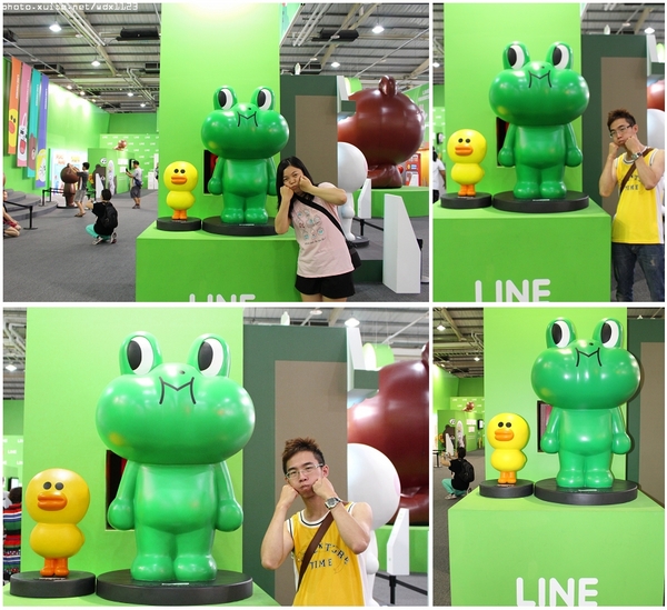 LINE互動樂園展(台中場): LINE FRIENDS 互動樂園(台中)❤好可愛好好拍~103.07.09