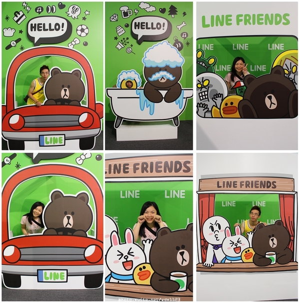 LINE互動樂園展(台中場): LINE FRIENDS 互動樂園(台中)❤好可愛好好拍~103.07.09