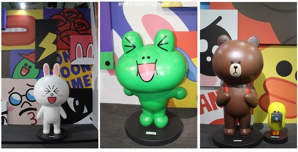 LINE互動樂園展(台中場): LINE FRIENDS 互動樂園(台中)❤好可愛好好拍~103.07.09