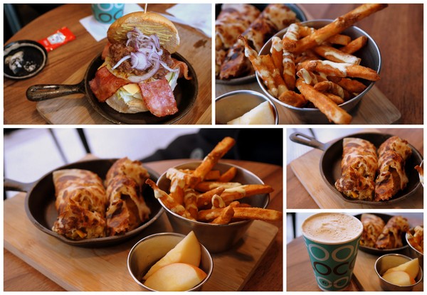 LOCO FOOD 樂口福咖啡:(胖樺食記)台北中山必吃早餐"LOCO FOOD 樂口福"。大排長龍為那鐵鍋酥皮蛋捲及大口咬個堡。