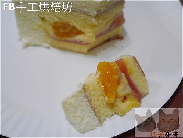 FB手工烘焙坊：【橘子雞排】FB法布手工烘焙坊-雪藏醬心(柳橙)蛋糕+提拉米蘇
