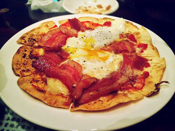 章魚空-培根蛋比薩