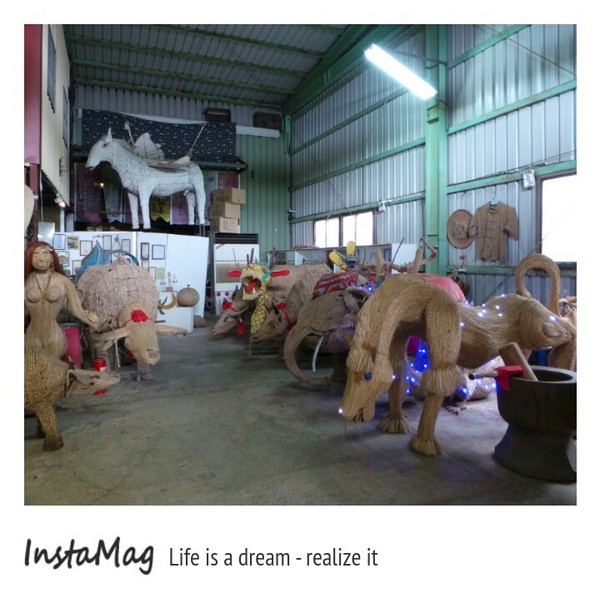 蓮荷園休閒農場：蓮荷園休閒農場~稻草博物館