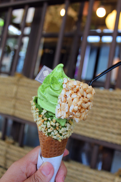 三星園抹茶-新町.稻荷：[台南]林百貨裡的小確幸＃新町。稻荷