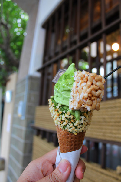 三星園抹茶-新町.稻荷：[台南]林百貨裡的小確幸＃新町。稻荷