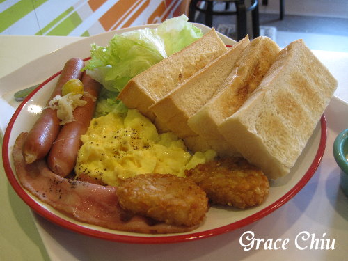 丘比手作土司早午餐(Cube Brunch)：丘比手作土司早午餐～　華山市場 Cube Brunch