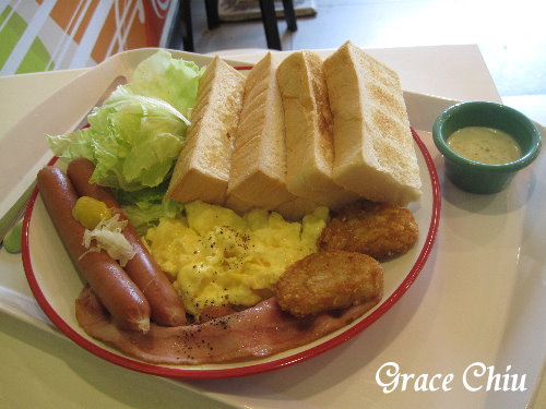 丘比手作土司早午餐(Cube Brunch)：丘比手作土司早午餐～　華山市場 Cube Brunch