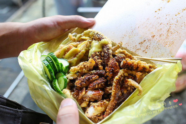 海炸王:【台北信義_臨江街觀光夜市】鮮炸魷魚海炸王 ♥ 通化夜市美食大滿足! 宵夜就是要來份炸物才滿足,我愛吃魷魚,海鮮萬歲!♥