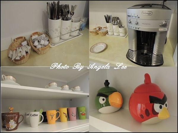 咖啡機與咖啡杯