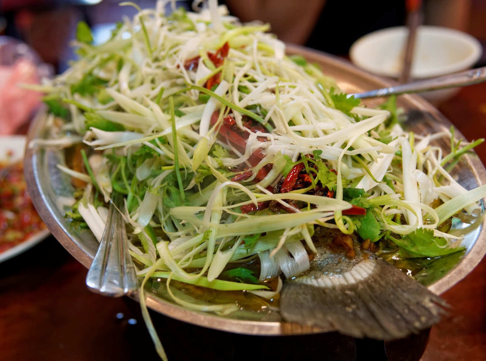 徐淮人家 蔥爆鱸魚