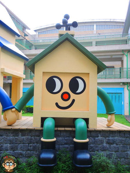 蘆洲環河大道(永樂街口)彩繪狗階梯：作伙來企投【新北三重蘆洲･永福一家人 V.S 彩繪狗階梯】夯景點打卡去