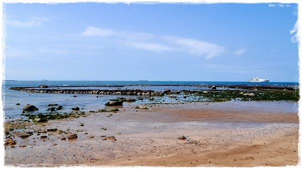 淡水石滬心:【新北◍•ᴗ•◍淡水】景點・淡水石滬心✯秘境私房景點|台北也有心形石滬-淡水沙崙心型石滬