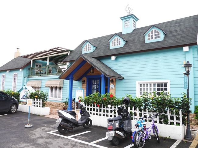 │宜蘭。冬山鄉│71度N庭園咖啡廳。夢幻Tiffany藍歐式洋房親子餐廳