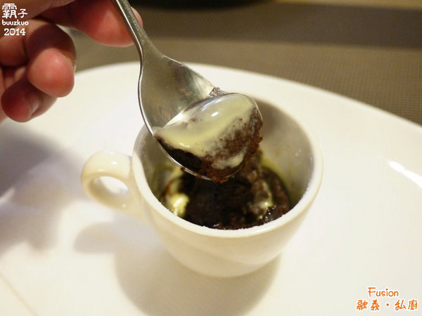 Fusion 融義.私廚：隱藏在巷弄內的義法料理「Fusion融義‧私廚」，海大蝦跟鱸魚好威~