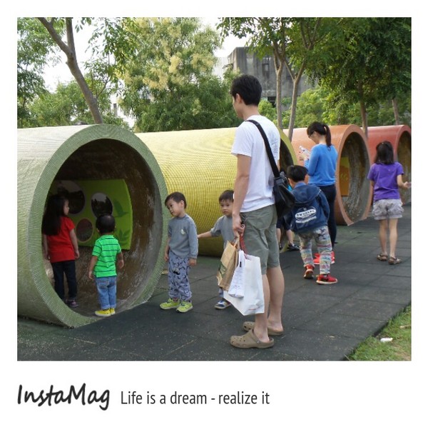 老街溪河川教育中心：【桃園景點】老溪街河川教育中心水管溜滑梯