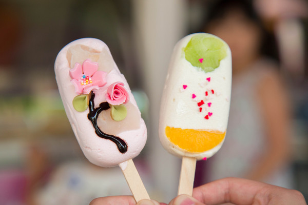 吉樂菓義式冰淇淋雪糕：[台南]安平 新鮮水果製成 精緻雕花 食尚玩家推薦 吉樂菓義式冰淇淋雪糕