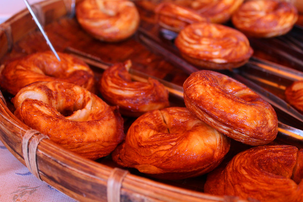 奮起湖甜甜圈：[阿里山]奮起湖 星空小屋旁的現烤甜甜圈