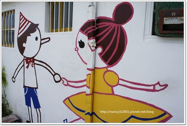胡家里彩繪村:台南。善化胡家里【外婆家的彩繪牆】