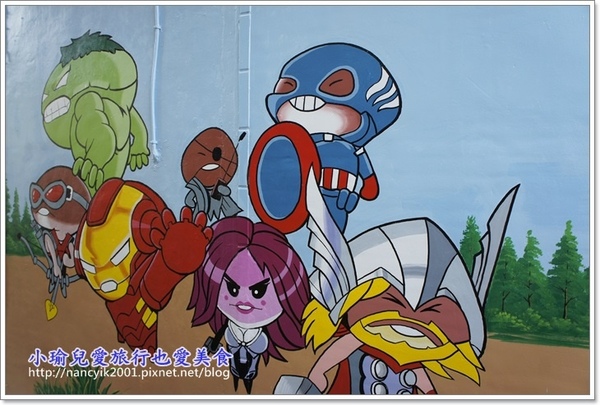 胡家里彩繪村:台南。善化胡家里【外婆家的彩繪牆】