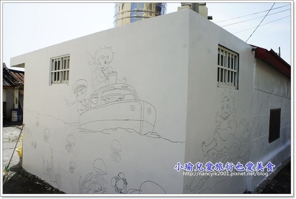 胡家里彩繪村:台南。善化胡家里【外婆家的彩繪牆】