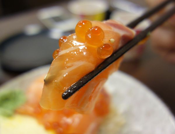 海作壽司屋:海作壽司屋 100元的生魚片丼飯那裡找 又一間C/P值很高的丼飯
