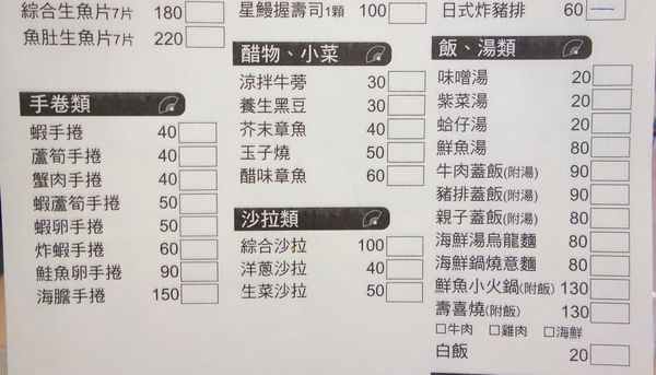 海作壽司屋:海作壽司屋 100元的生魚片丼飯那裡找 又一間C/P值很高的丼飯